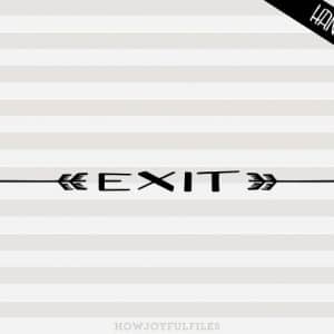 exit sign replacement