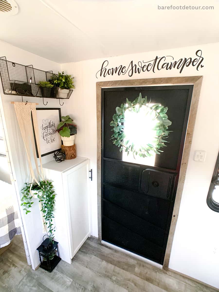 home sweet camper for RV makeover