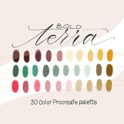 Bold Terra Procreate Palette