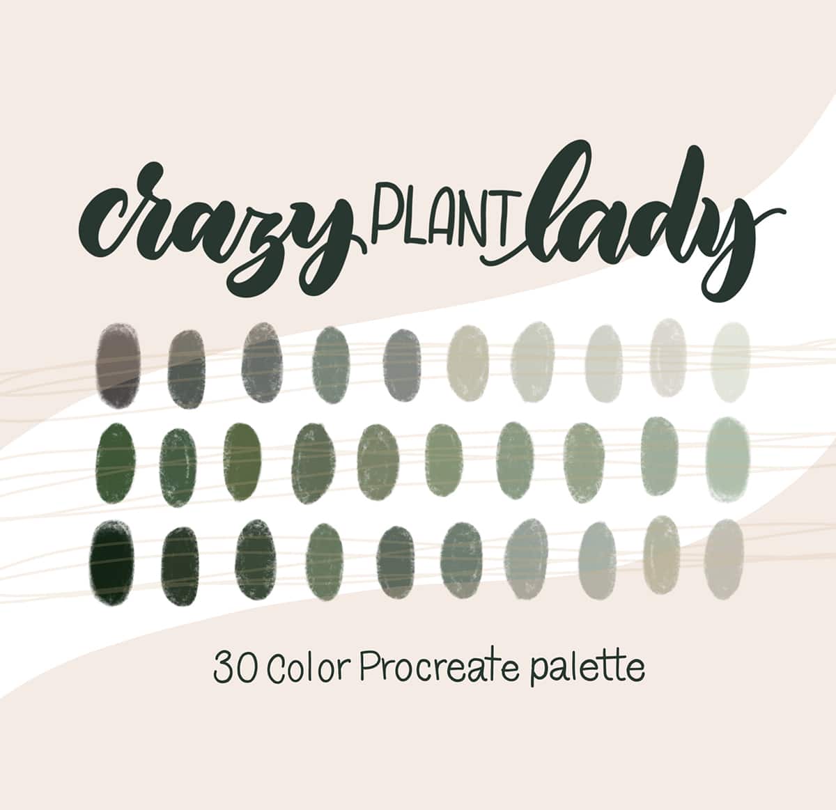 Crazy Plant lady palette