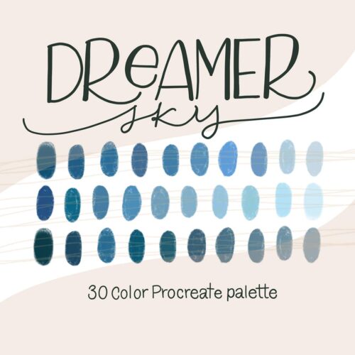 dreamer sky procreate palette