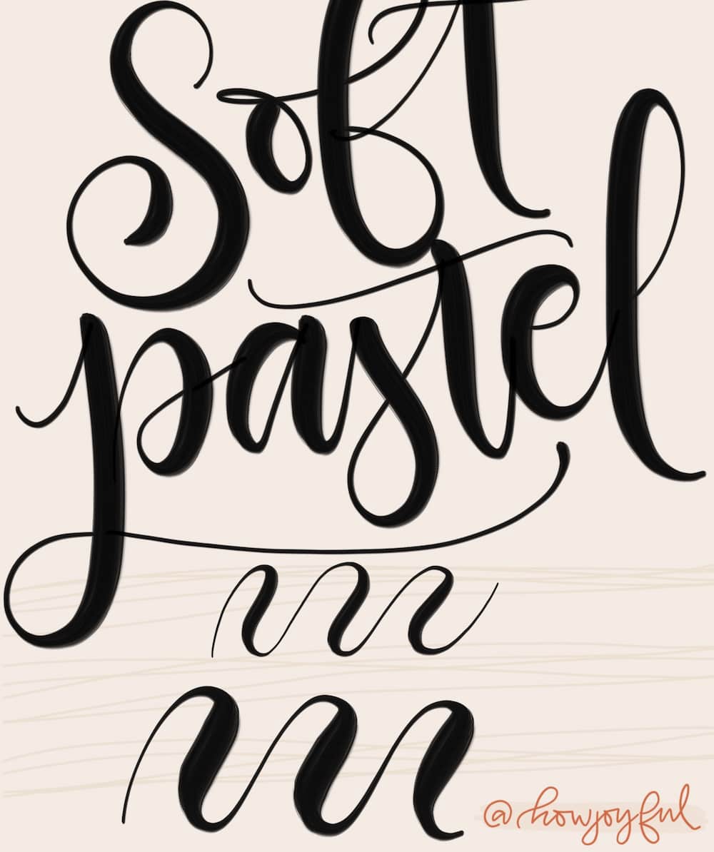 soft pastel procreate brush