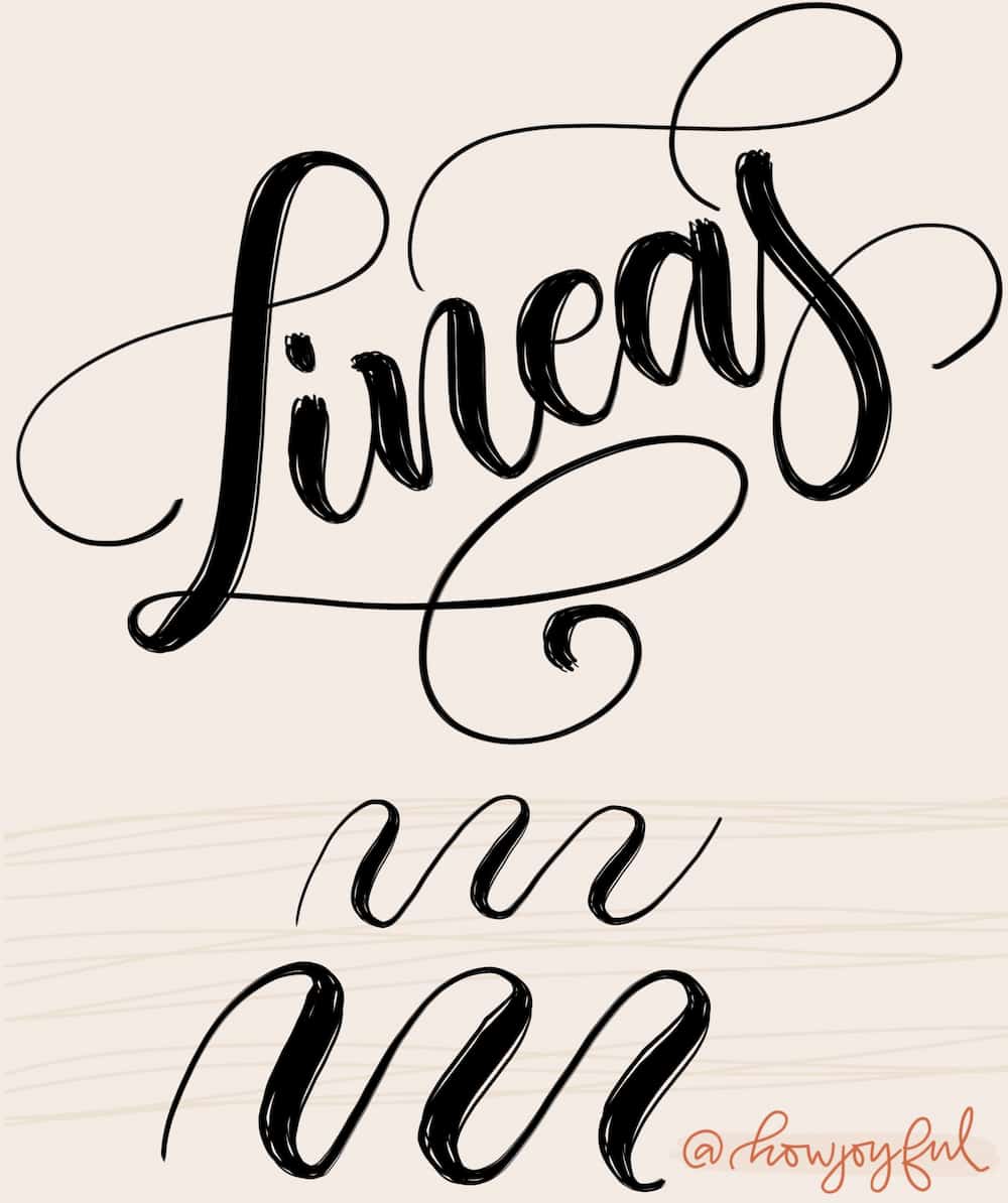 Lineas procreate brush