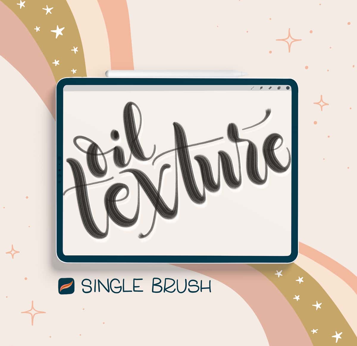 oil texture procreate brush