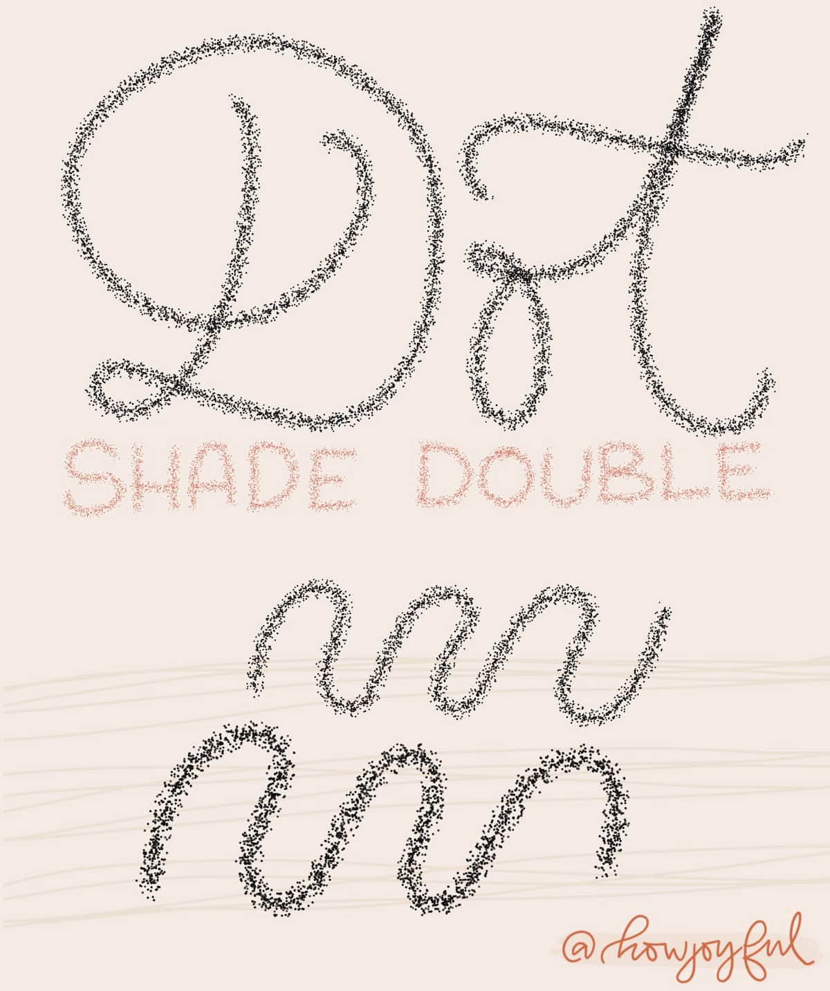 dot double procreate brush