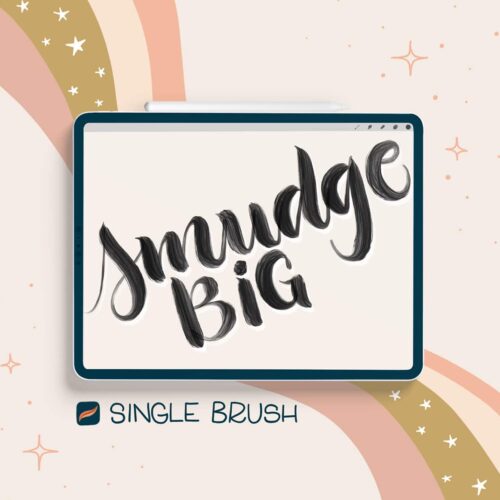 smudge big procreate brush