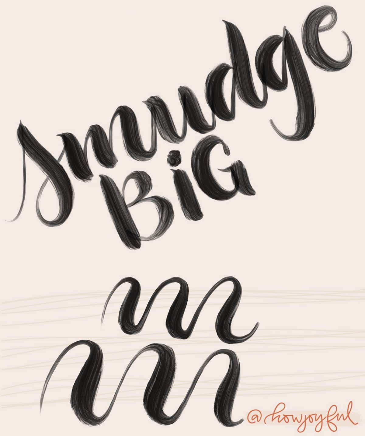 smudge big procreate brush